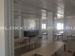 Модульная столовая для строительного объекта из 10-ти шт БК в Актобе
